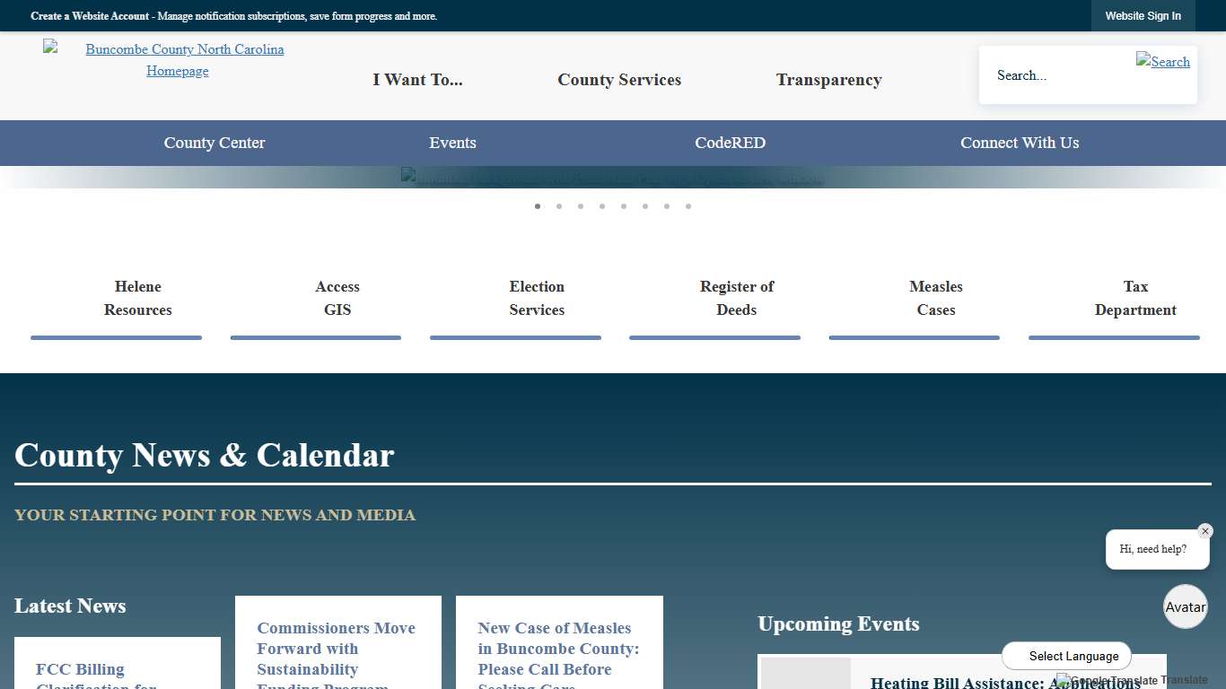 Buncombe County, NC Official Website