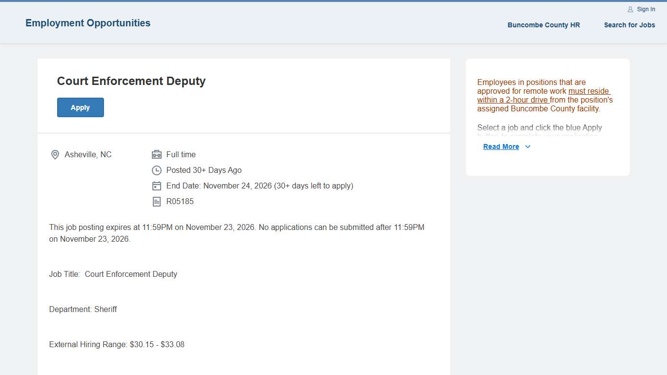 Employment Opportunities